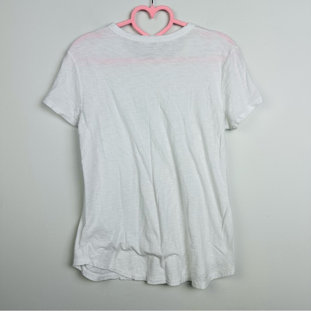 Standard James Perse White Crew Neck Tee Shirt Size 3 - Picture 6 of 7